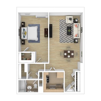 1H floor plan